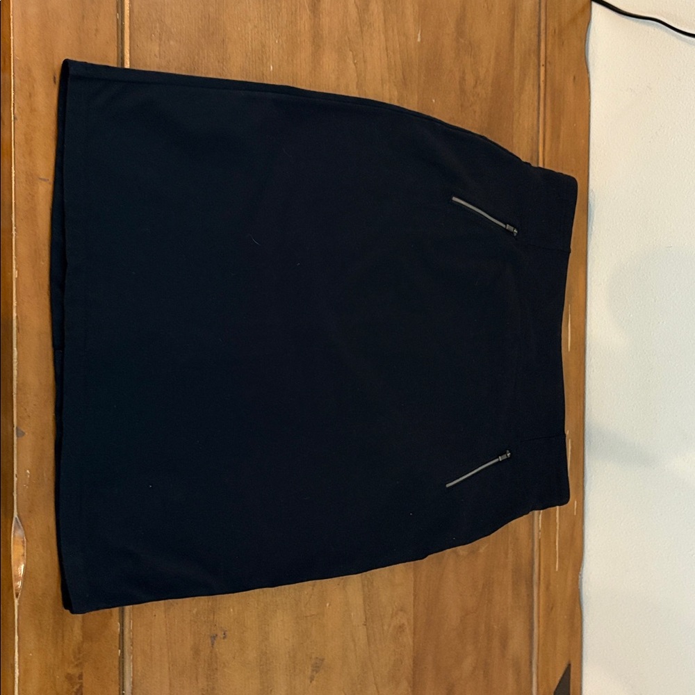 Athleta Black Pencil Skirt Size Large - Picture 2 of 10